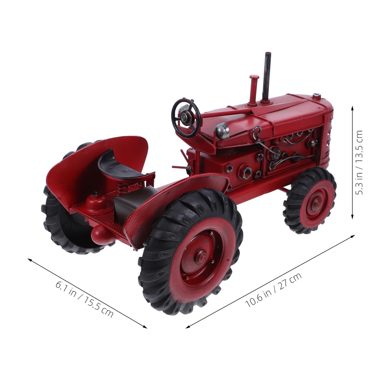 Amazon.com: Zerodeko Iron Crafts Vintage Tractor Figurine